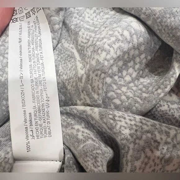 ZARA Snake Print Blouse Size S - Picture 10 of 10